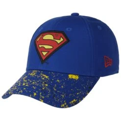 9Forty Kids DC Paint Splat Superman Cap By New Era