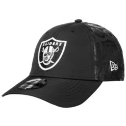 9Forty NFL Half Monogram Raiders Cap By New Era -Hut Discounter 9Forty NFL Half Monogram Raiders Cap by New Era schwarz.64352 rf4