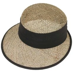 Beach Strohcap By Seeberger -Hut Discounter Beach Strohcap by Seeberger schwarz.36939 1f4