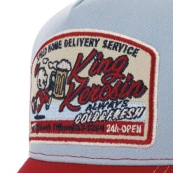Beer Delivery Trucker Cap By King Kerosin -Hut Discounter Beer Delivery Trucker Cap by King Kerosin blau rot.66138 4rf183