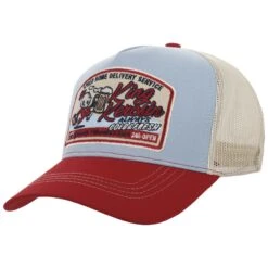 Beer Delivery Trucker Cap By King Kerosin -Hut Discounter Beer Delivery Trucker Cap by King Kerosin blau rot.66138 rf183