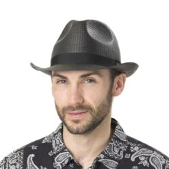 Black City Trilby Hut By Lipodo -Hut Discounter Black City Trilby Hut by Lipodo.47753 8