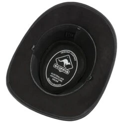Borderland Lederhut By Scippis -Hut Discounter Borderland Lederhut by Scippis schwarz.33270 2rf4
