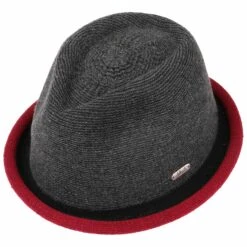 Boston Pork Pie By Chillouts -Hut Discounter Boston Pork Pie by Chillouts grau bordeaux.43179 1rf182