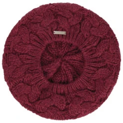 Cable Knit Baske By Seeberger -Hut Discounter Cable Knit Baske by Seeberger himbeerrot.63243 2rf101