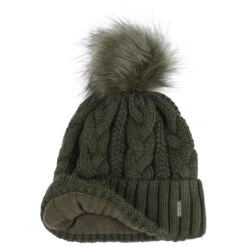 Cable Knit Umschlagmütze By McBURN -Hut Discounter Cable Knit Umschlagmuetze by McBURN dunkelgruen.48075 1rf174