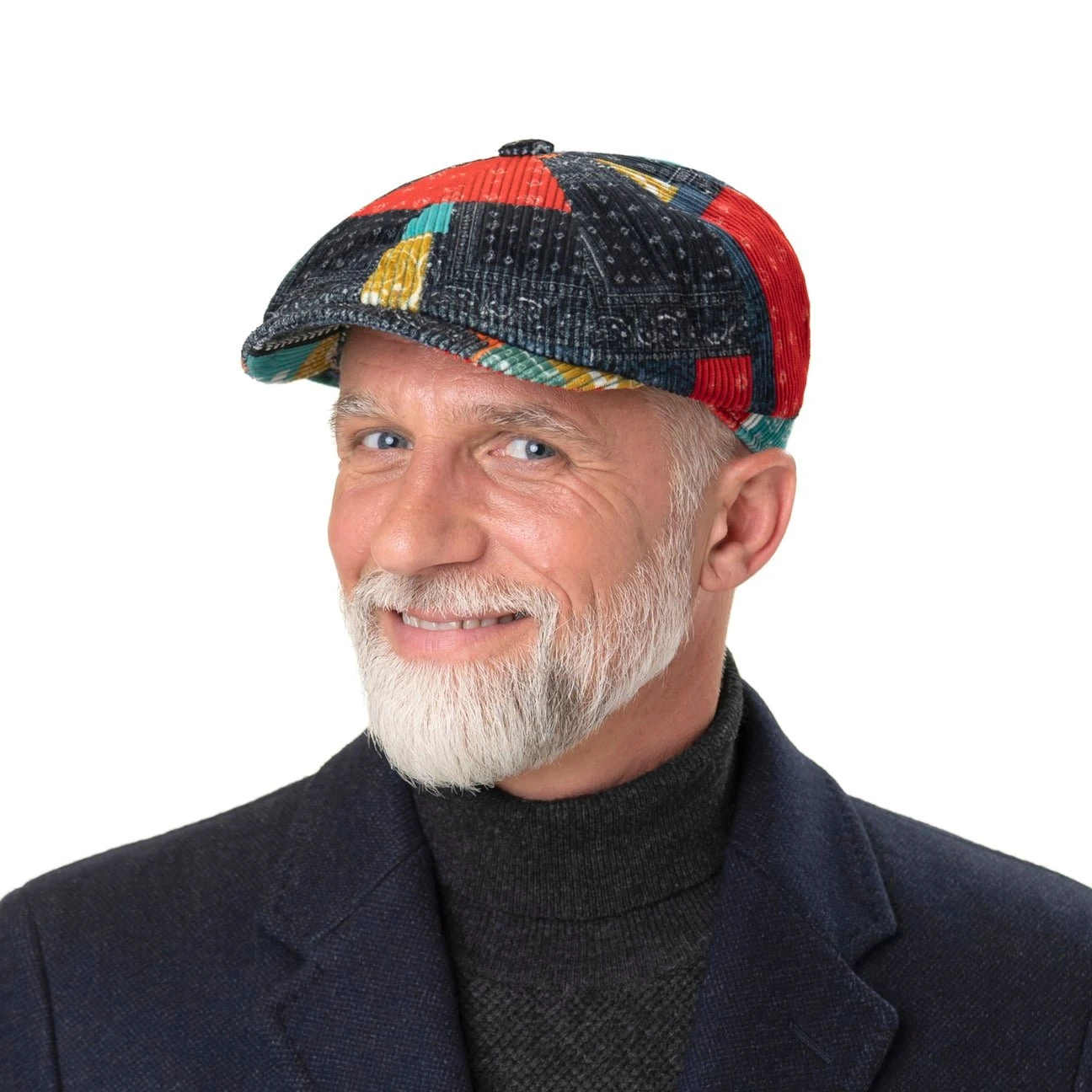 Candesto Patchwork Flatcap By Alfonso DEste 4 Candesto Patchwork Flatcap By Alfonso DEste – Bild 4