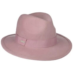 Carlena Fedora Filzhut By Seeberger -Hut Discounter Carlena Fedora Filzhut by Seeberger rosa.62386 rf25