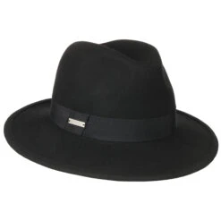 Carlena Fedora Filzhut By Seeberger -Hut Discounter Carlena Fedora Filzhut by Seeberger schwarz.62386 rf4