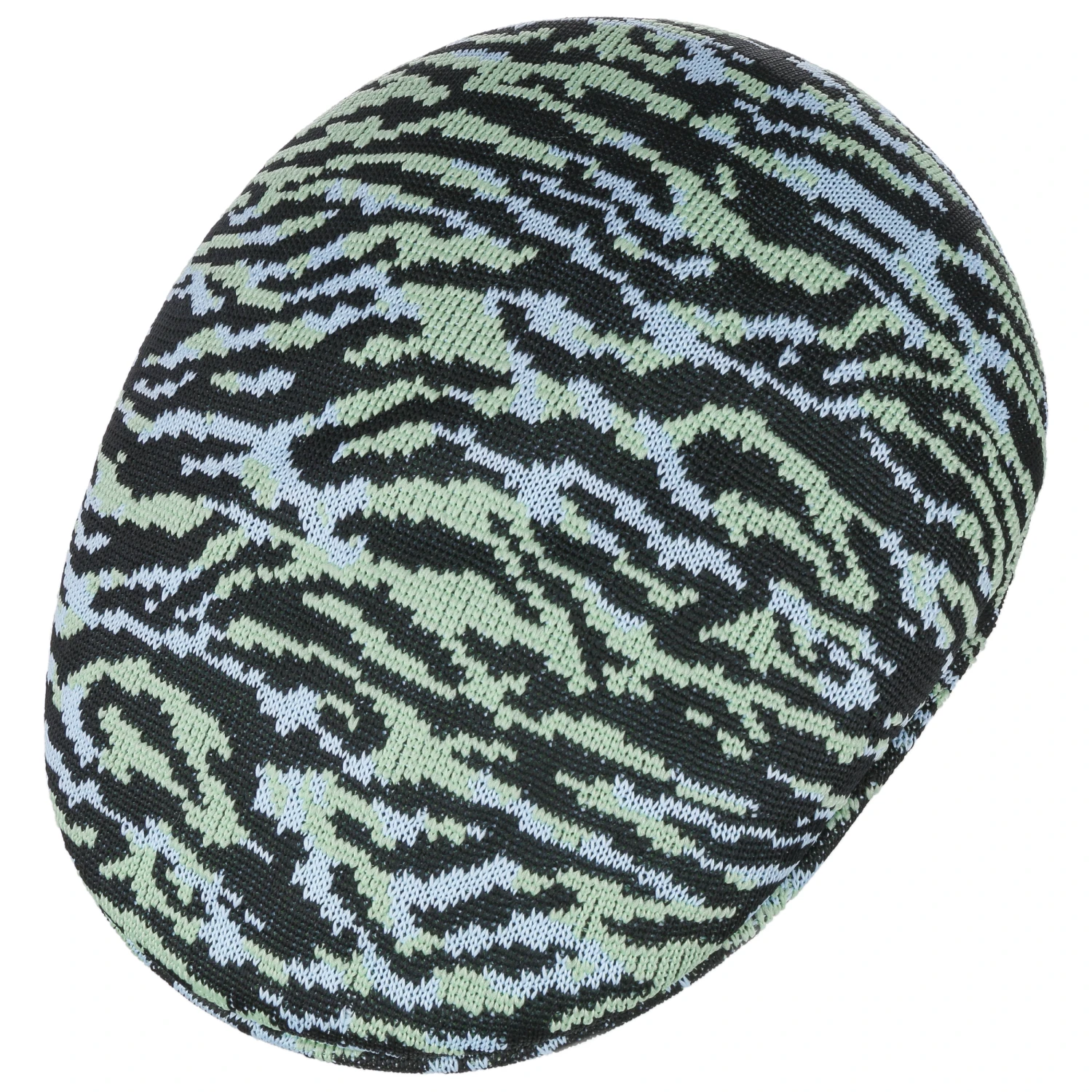 Carnival Light Blue Tiger Flatcap By Kangol 1 Carnival Light Blue Tiger Flatcap By Kangol