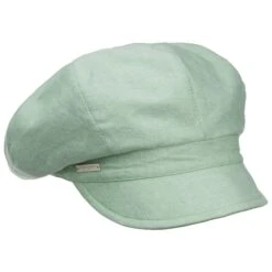 Chambray Ballonmütze By Seeberger -Hut Discounter Chambray Ballonmuetze by Seeberger gruen.64880 rf39