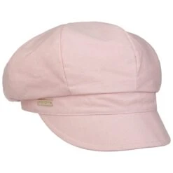 Chambray Ballonmütze By Seeberger -Hut Discounter Chambray Ballonmuetze by Seeberger rosa.64880 rf25