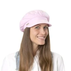 Chambray Ballonmütze By Seeberger -Hut Discounter Chambray Ballonmuetze by Seeberger.64880 7