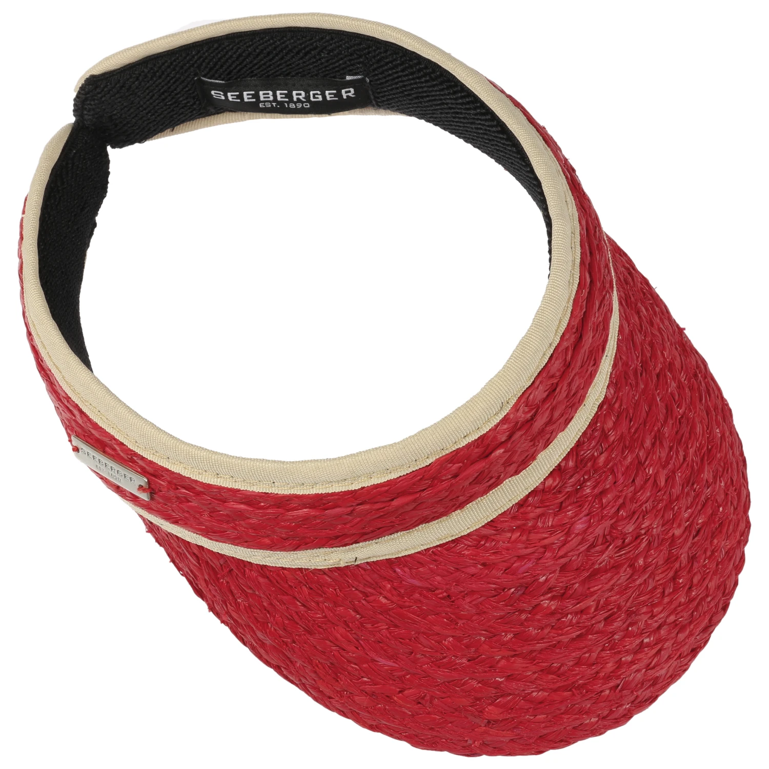 Classic Raffia Sonnenvisor By Seeberger 3 Classic Raffia Sonnenvisor By Seeberger – Bild 3