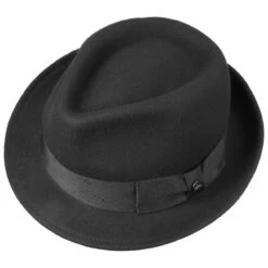 Classic Wool Trilby By Lierys -Hut Discounter Classic Wool Trilby by Lierys schwarz.44364 1f4