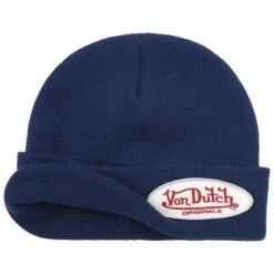 Conny Oval Patch Beanie By Von Dutch