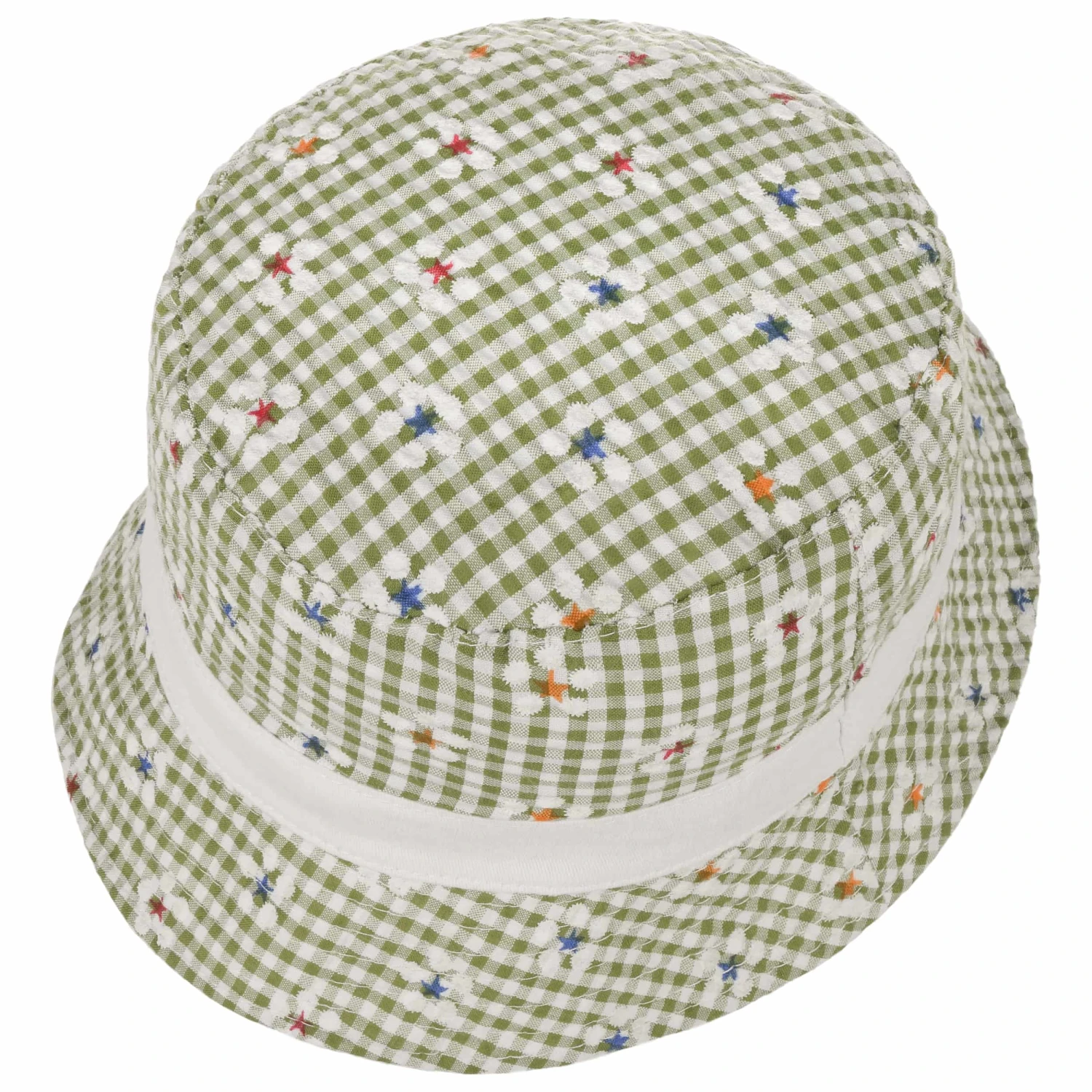 Cotton Check Bucket Wendehut By McBURN 1 Cotton Check Bucket Wendehut By McBURN