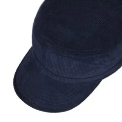 Cotton Cord Army Cap By Lipodo -Hut Discounter Cotton Cord Army Cap by Lipodo dunkelblau.64398 1rf192