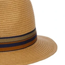 Cremonti Striped Band Strohhut -Hut Discounter Cremonti Striped Band Strohhut cognac.65868 4rf12