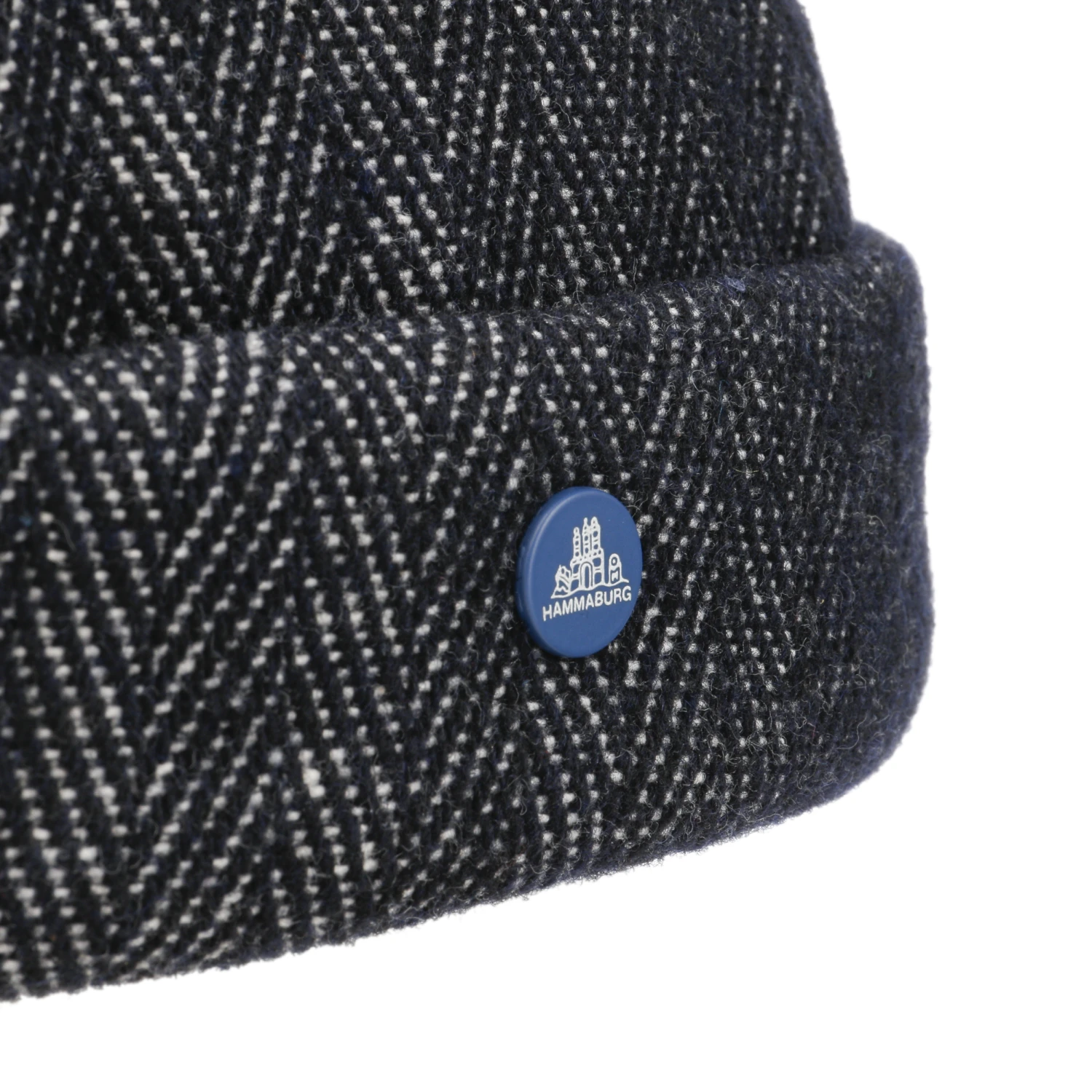 Dark Herringbone Dockermütze By Hammaburg 4 Dark Herringbone Dockermütze By Hammaburg – Bild 4