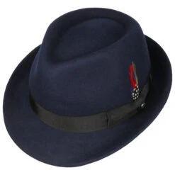 Elkader Trilby Filzhut By Stetson -Hut Discounter Elkader Trilby Filzhut by Stetson blau.32711 1rf2