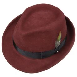 Elkader Trilby Filzhut By Stetson -Hut Discounter Elkader Trilby Filzhut by Stetson bordeaux.32711 1f27