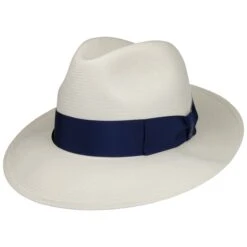 Extrafine Panamahut By Borsalino -Hut Discounter Extrafine Panamahut by Borsalino natur blau.66032 rf194