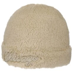 Faux Fur Bulls Beanie By Mitchell & Ness -Hut Discounter Faux Fur Bulls Beanie by Mitchell Ness cremewei .64469 rf35