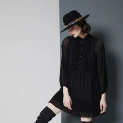 Fedora Wollhut Mit Kette By Seeberger -Hut Discounter Fedora Wollhut mit Kette by Seeberger.63269 7