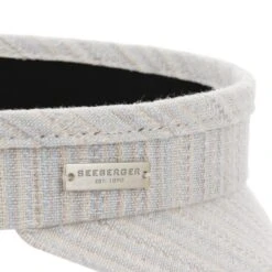 Fine Stripes Visor By Seeberger -Hut Discounter Fine Stripes Visor by Seeberger hellblau.64885 4rf9