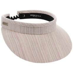 Fine Stripes Visor By Seeberger -Hut Discounter Fine Stripes Visor by Seeberger rosa.64885 rf25