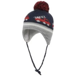 Fire Trucks Kids Inkamütze By Sterntaler -Hut Discounter Fire Trucks Kids Inkamuetze by Sterntaler grau blau.64972 rf237