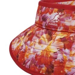 Floral Visor By Kangol -Hut Discounter Floral Visor by Kangol rot.65205 4rf3