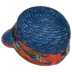 Flower Band Strohcap By Seeberger -Hut Discounter Flower Band Strohcap by Seeberger dunkelblau.60916 3rf192