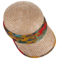 Flower Band Strohcap By Seeberger -Hut Discounter Flower Band Strohcap by Seeberger natur.60916 1rf40