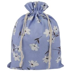 Geschenkbeutel Blue Flowers 30 Cm X 40 Cm -Hut Discounter Geschenkbeutel Blue Flowers 30 cm x 40 cm hellblau.65642 rf9