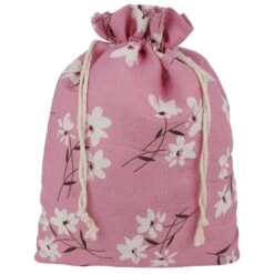 Geschenkbeutel Pink Flowers 30 Cm X 40 Cm -Hut Discounter Geschenkbeutel Pink Flowers 30 cm x 40 cm rosa.65549 rf25