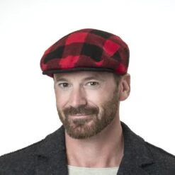 Glaston Check Flatcap By Lierys -Hut Discounter Glaston Check Flatcap by Lierys.56642 8