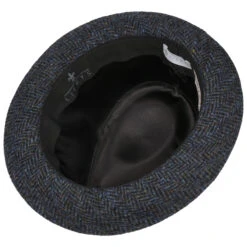 Harris Tweed Player II Wollhut By Lierys -Hut Discounter Harris Tweed Player II Wollhut by Lierys dunkelblau.56720 2rf192