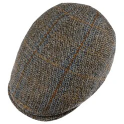 Harris Tweed Wool Flatcap By Lierys