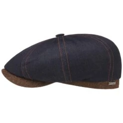 Hatteras Winfield Denim Flatcap By Stetson -Hut Discounter Hatteras Winfield Denim Flatcap by Stetson denim.56538 rf38