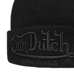 Heritage Logo Beanie By Von Dutch 9 Heritage Logo Beanie By Von Dutch -Hut Discounter Heritage Logo Beanie by Von Dutch schwarz.64566 4rf4