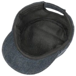 Herringbone Armycap By Lipodo -Hut Discounter Herringbone Armycap by Lipodo schwarz blau.48654 2rf186