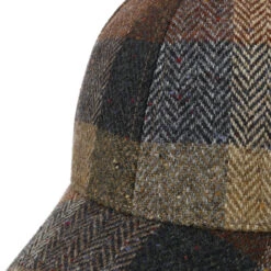 Herringbone Check Cap By Lierys -Hut Discounter Herringbone Check Cap by Lierys braun.62147 5rf11