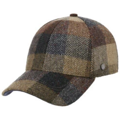 Herringbone Check Cap By Lierys -Hut Discounter Herringbone Check Cap by Lierys braun.62147 rf11