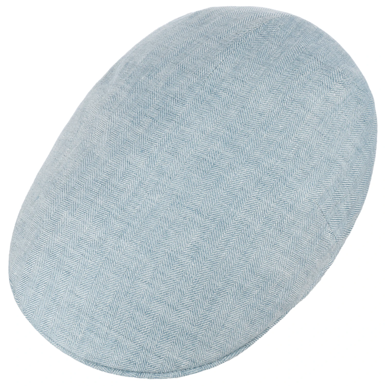 Herringbone Leinen Flatcap By Borsalino 2 Herringbone Leinen Flatcap By Borsalino – Bild 2