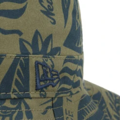 Hibiscus Print Bucket Baumwollhut By New Era -Hut Discounter Hibiscus Print Bucket Baumwollhut by New Era oliv.59735 4rf14