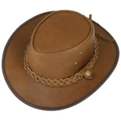 Hut Discounter -Hut Discounter Hooley Lederhut by Scippis hellbraun.43770 1rf175