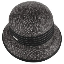 Isa Twotone Cloche Strohglocke By Seeberger -Hut Discounter Isa Twotone Cloche Strohglocke by Seeberger schwarz.50852 1rf4