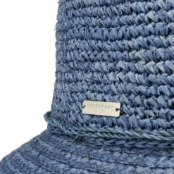 Jule Strohglocke By Seeberger -Hut Discounter Jule Strohglocke by Seeberger blau.60679 4rf2